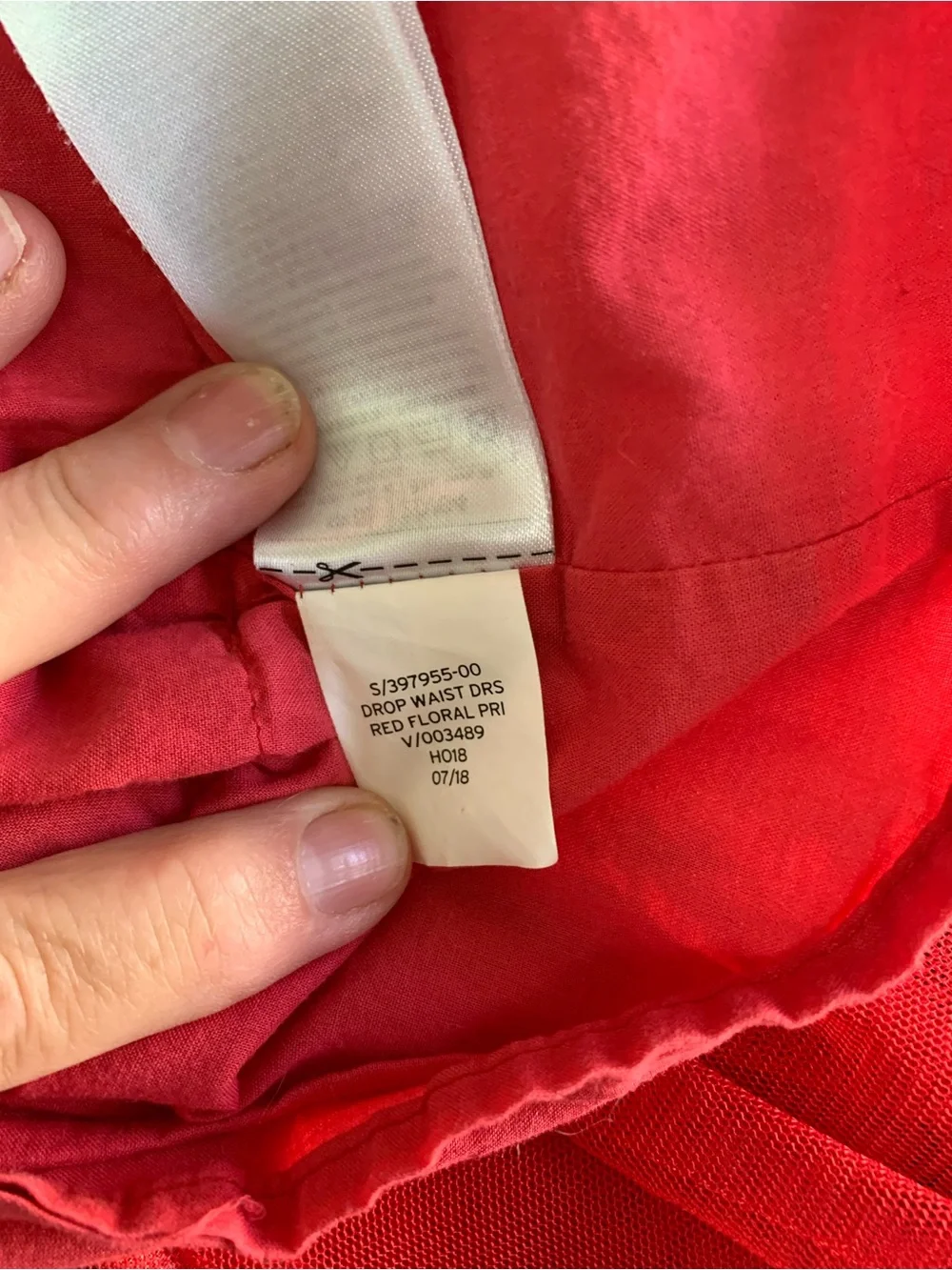 GAP charming red
